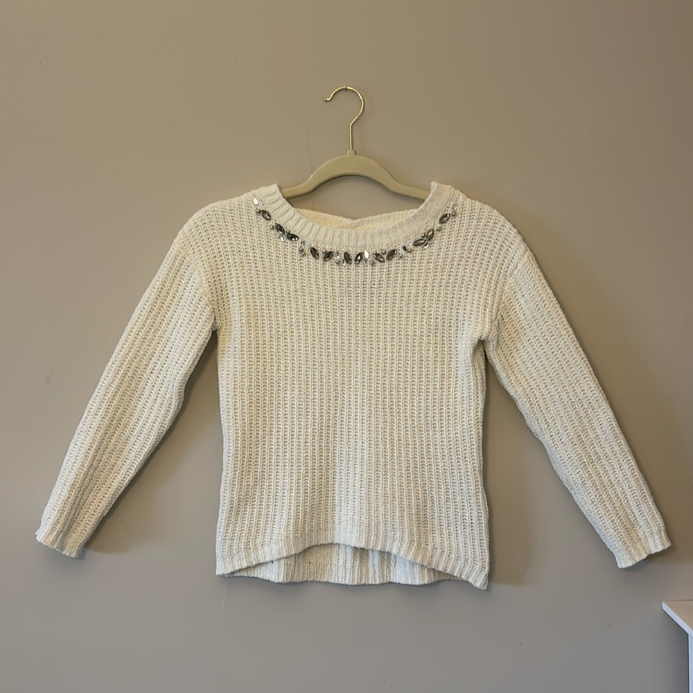 Sugar Rush girls Cream Sweater